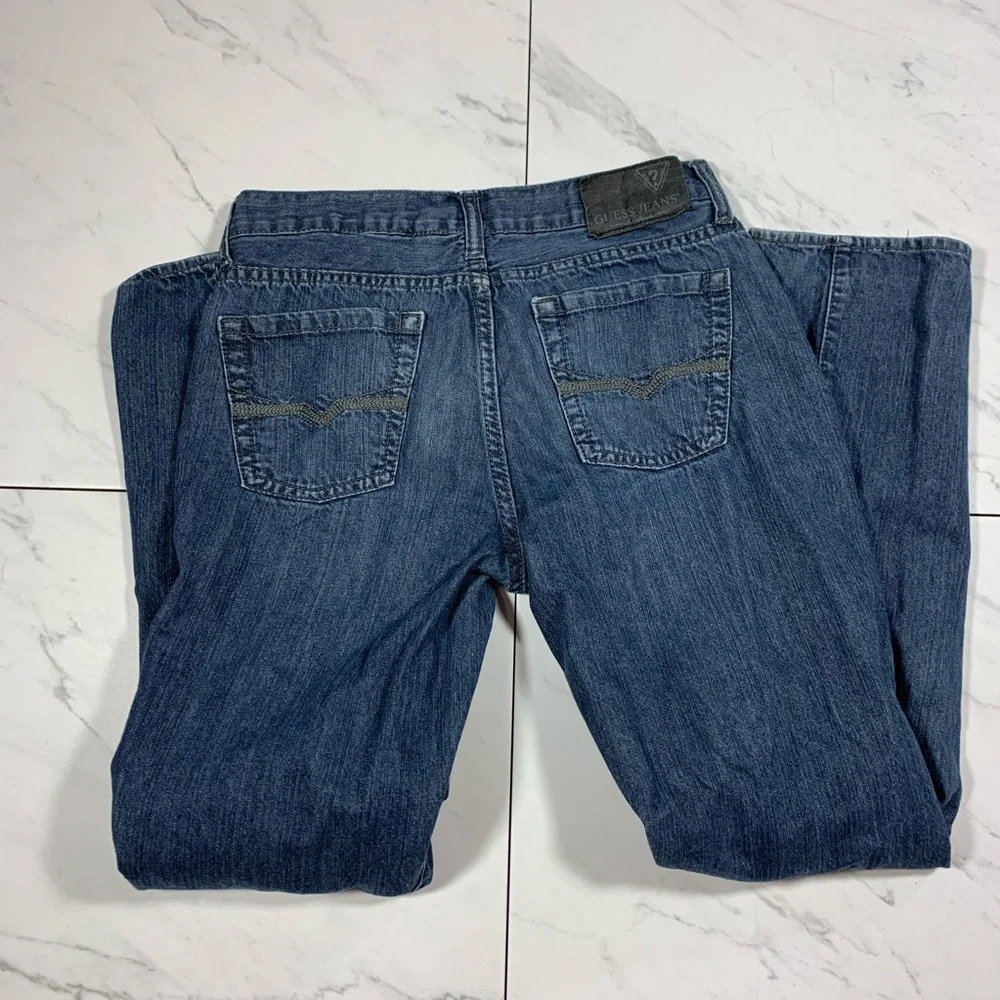 Guess Boys Brit Rocker Slim Straight Jeans Size 14